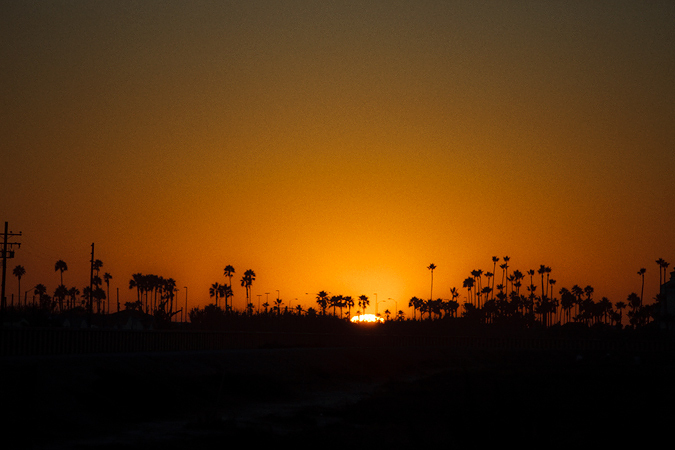Stay cool summer in Los Angeles California -  freedom photography - sunset